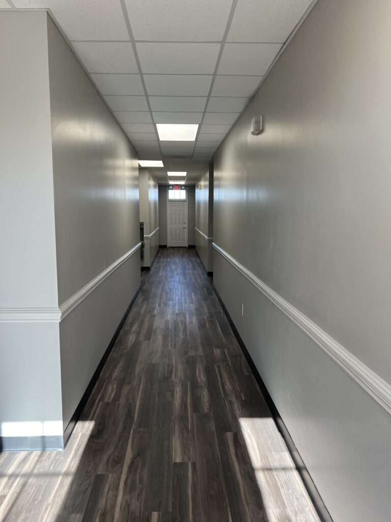 Hallway to office
