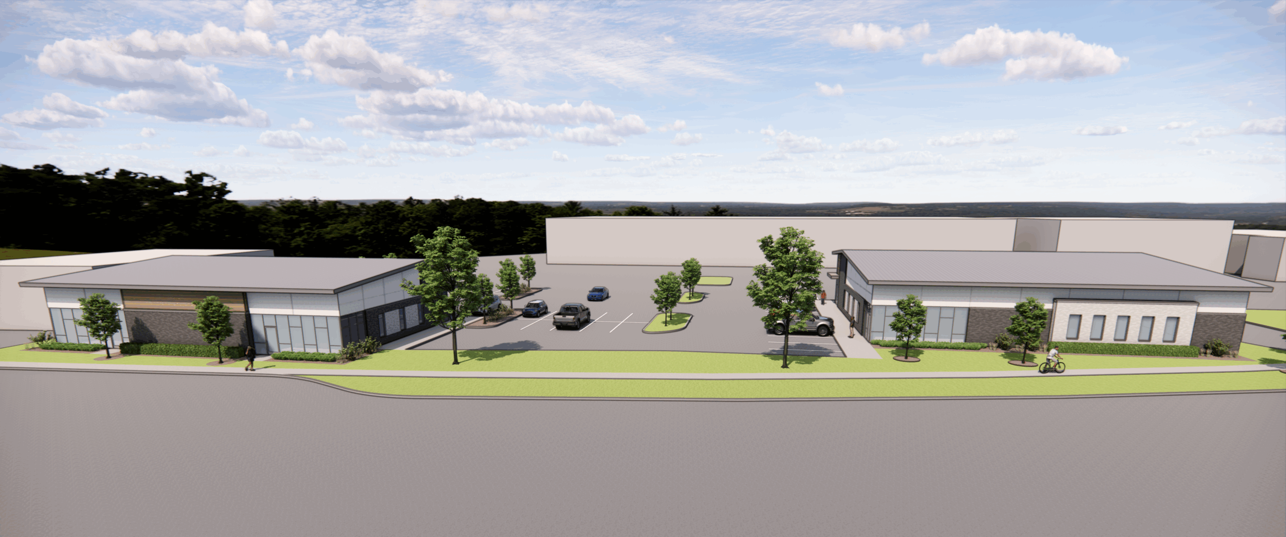 Both Buildings draft rendering